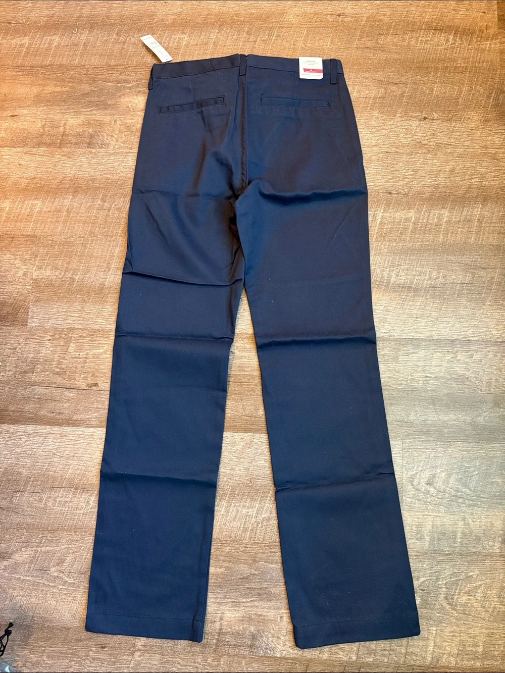 2 Old Navy Boys Straight Regular Chino Pants Size 16 Navy Lot of 2 NWT Uniform